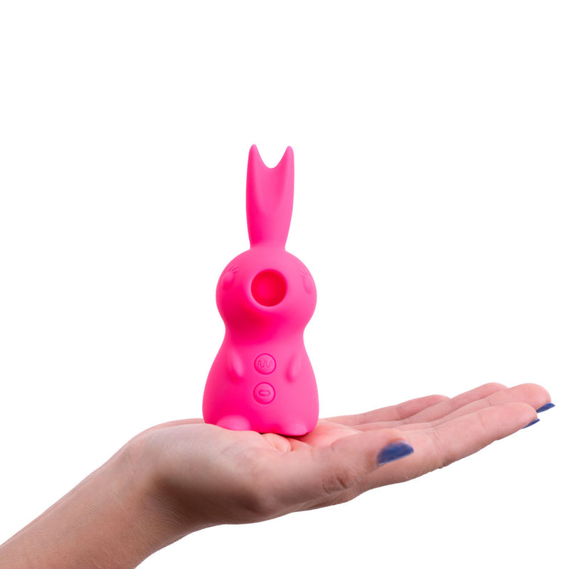 HUNNI Suction Licking Vibrating Rechargeable Bunny Vibrator