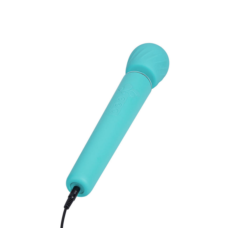 NALA 10-Function Touch Tempo Plug & Play Fiercely Powerful Wand Blue (Jaguar Power)