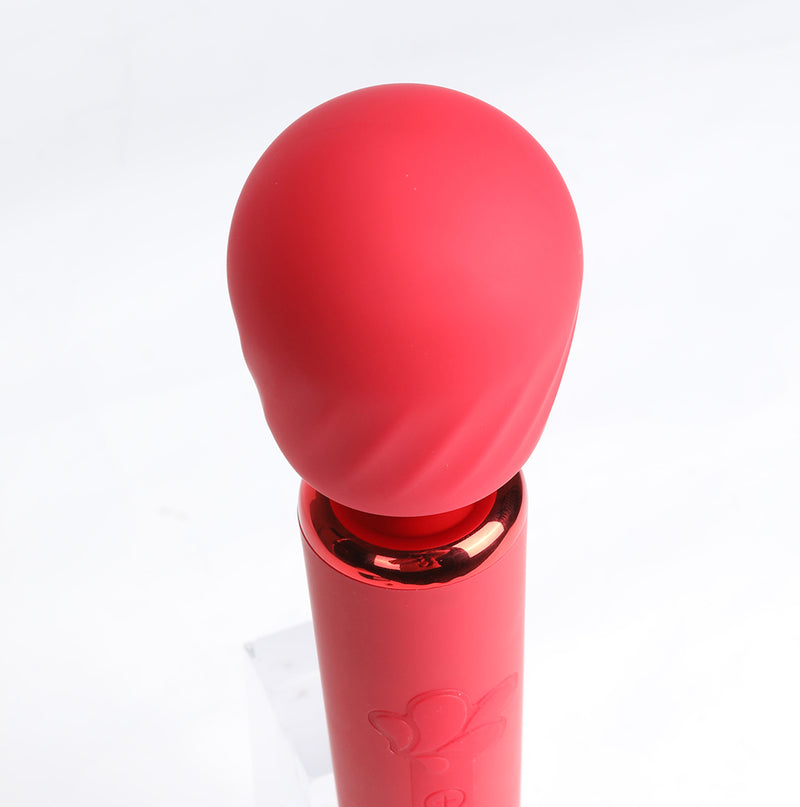 NALA Red 10-Function Touch Tempo Plug & Play Fiercely Powerful Wand (Jaguar Power)