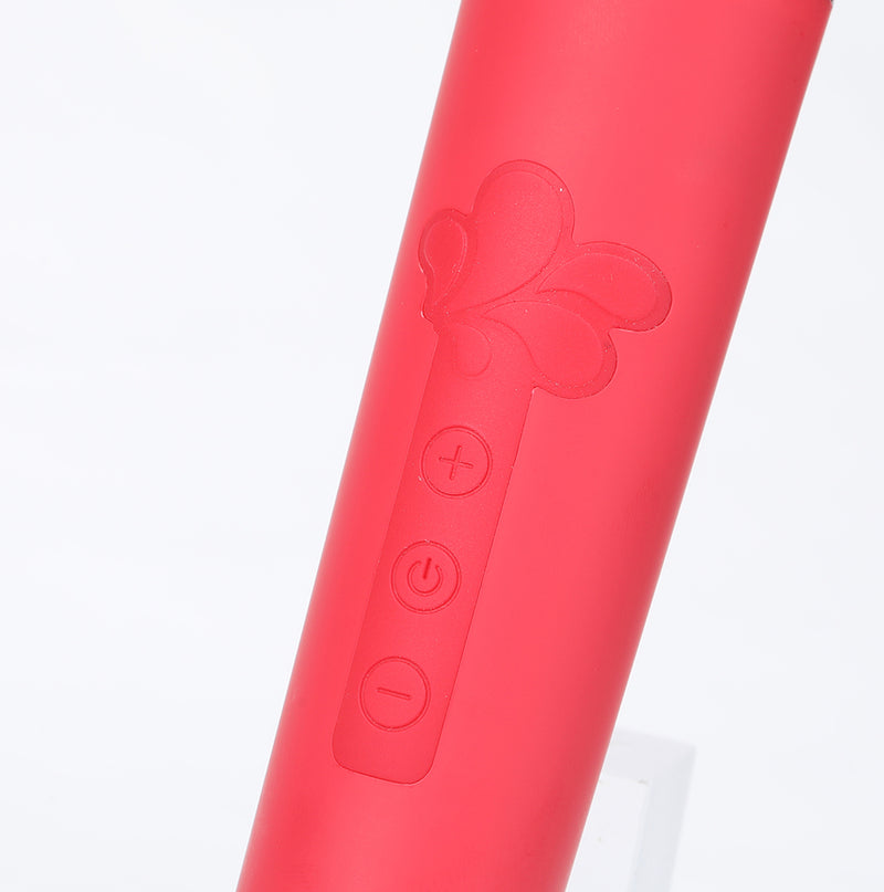 NALA Red 10-Function Touch Tempo Plug & Play Fiercely Powerful Wand (Jaguar Power)