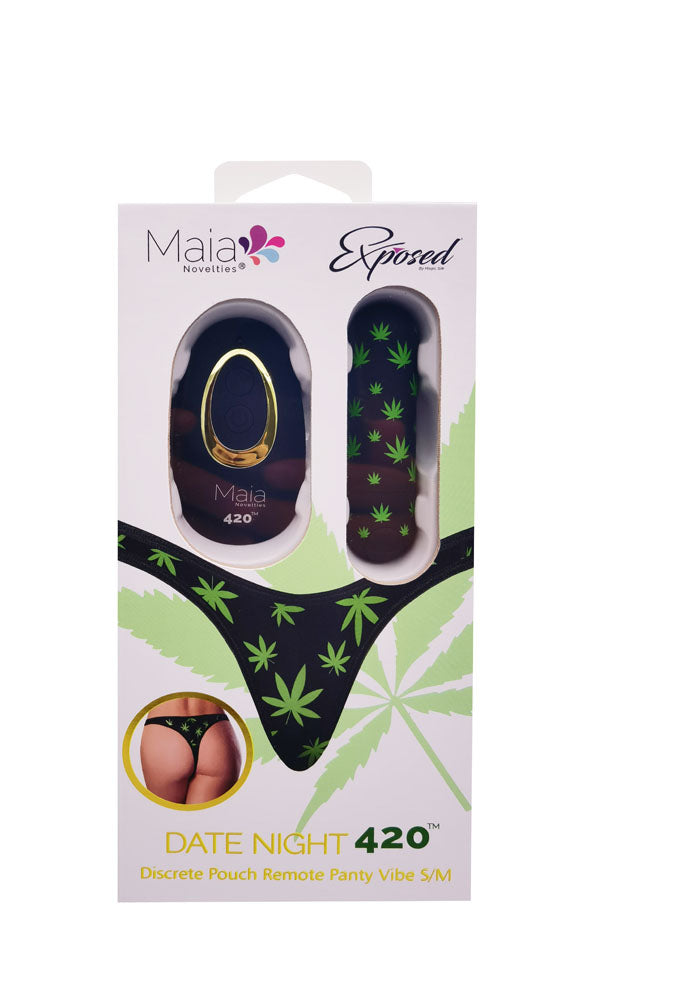 420 DATE NIGHT Remote Control Panty Vibrator Size Small / Medium