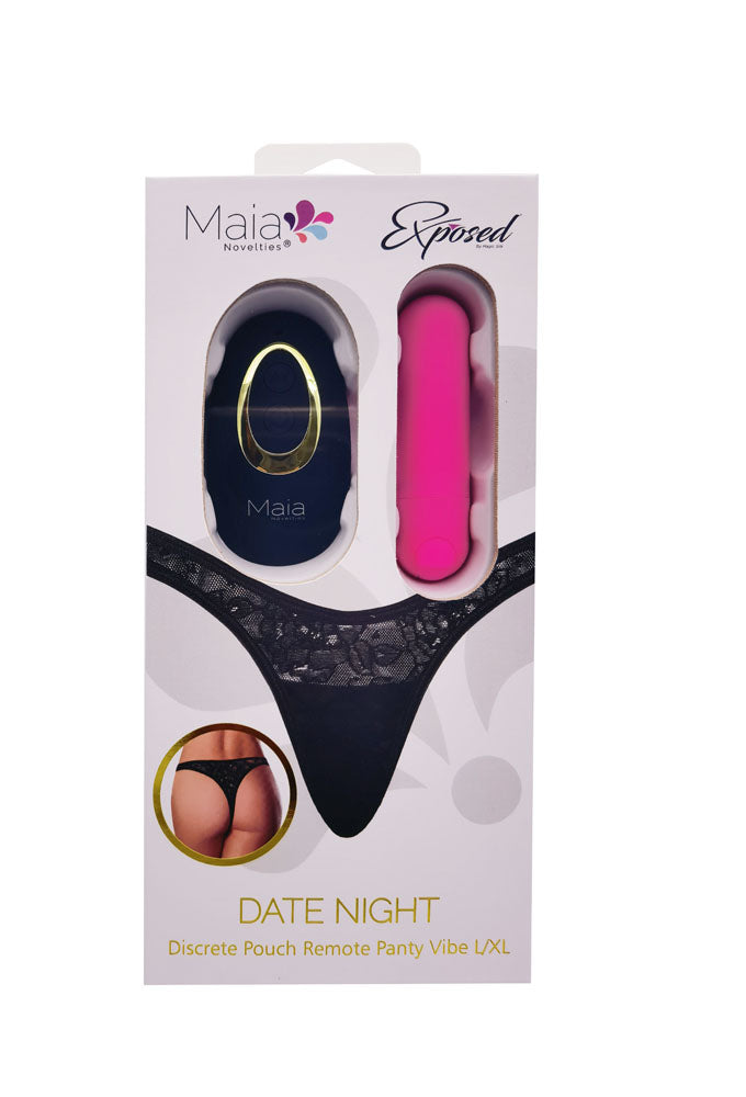 DATE NIGHT Remote Control Panty Vibrator Size Large / X-Large