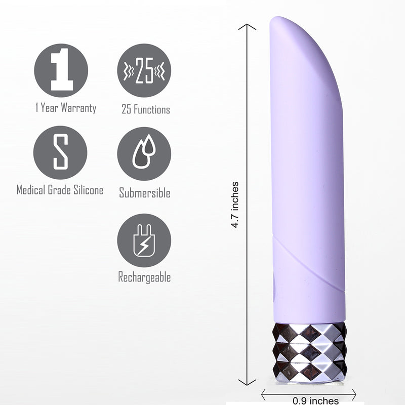 ANGEL Crystal Gems USB Rechargeable 25-Function Bullet