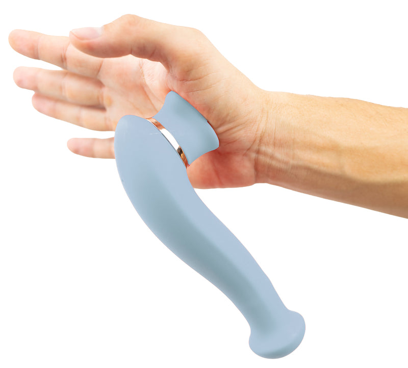 DESTINY 15-Function Rechargeable Suction + Vibration + 3 Motors BLUE