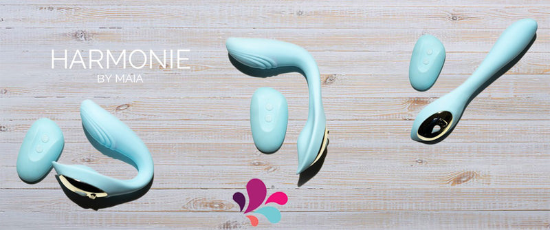 HARMONIE 15-Function USB Rechargeable Remote Control Bendable Vibrator