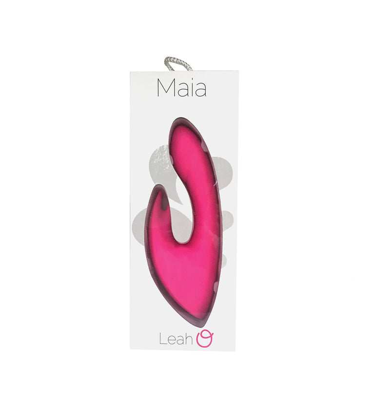 LEAH USB Rechargeable Silicone 10-Function Rabbit Vibrator Pink