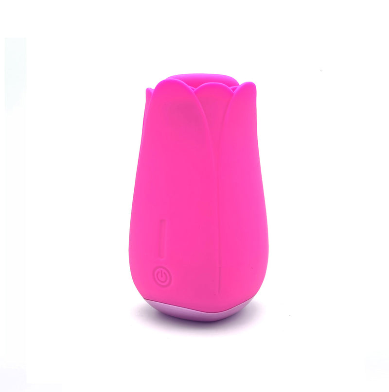 TULIP PRO 15-Function Silicone Suction Toy with Wireless Charge Pink