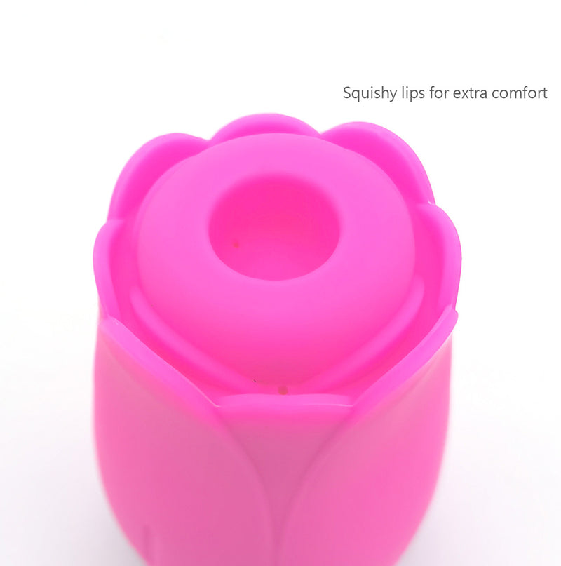 TULIP PRO 15-Function Silicone Suction Toy with Wireless Charge Pink