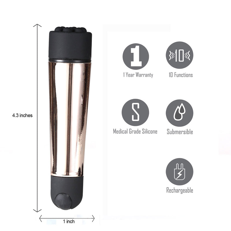 Pocket Plus Super Charged Rechargeable Pocket Rocket Rose Gold