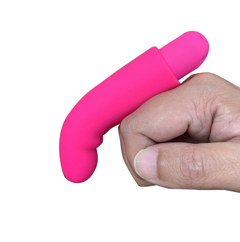 SADIE 10-FUNCTION SILICONE RECHARGEABLE FINGER VIBRATOR