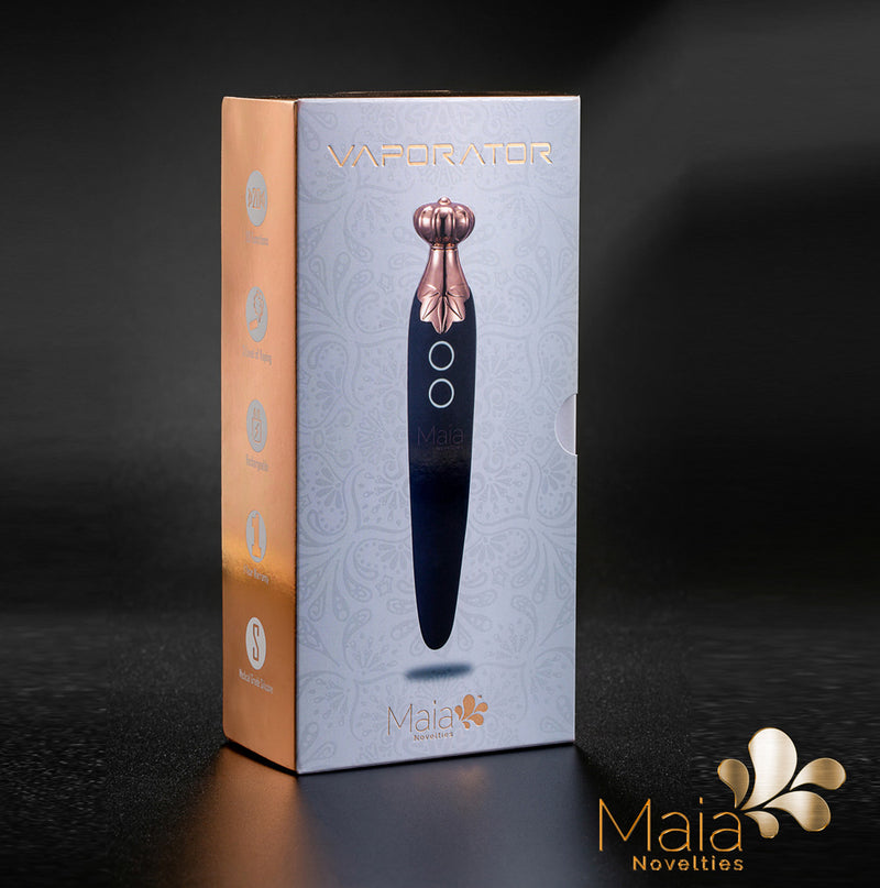 VAPORATOR Silicone Vibrator Black 420 Series