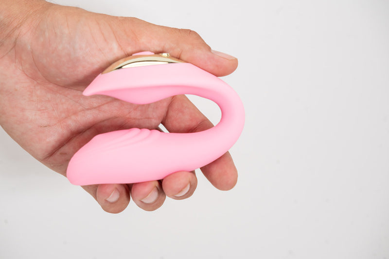 HARMONIE 15-Function USB Rechargeable Remote Control Bendable Vibrator PINK