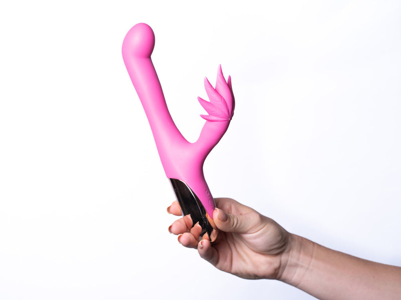 MAUI DUAL MOTORS G-SPOT POT LEAF VIBRATOR RECHARGEABLE 420 Series